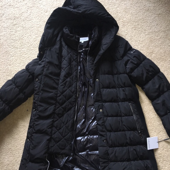 Puffy black coat Clearance